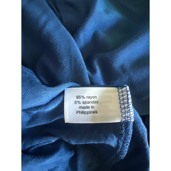 Lane Bryant Shirt Womens Size 26 Top Lattice Back Detail Blue White New - Picture 5 of 8